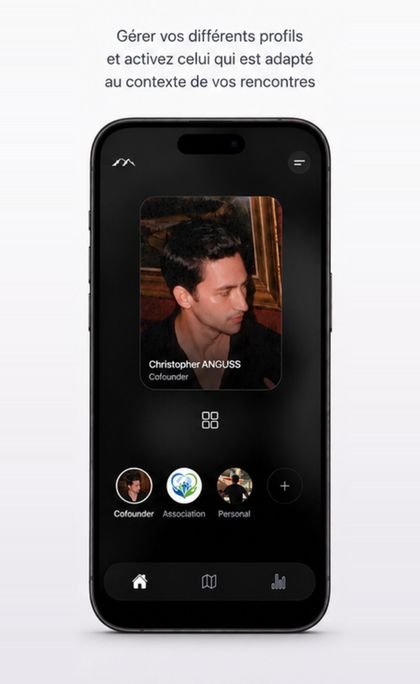 Ecran de gestion des profils de l application mobile Majellan developpee par Surtech